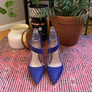Vince Camuto Blue closed toe heels